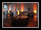Gold accent lighting